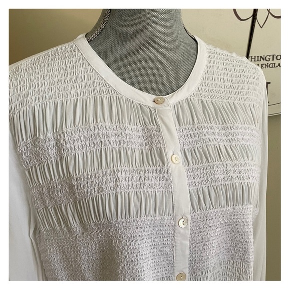 J. JILL TUNIC WHITE SIZE LP - Picture 2 of 8